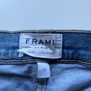 Frame Denim Le Skinny Blue Jeans
